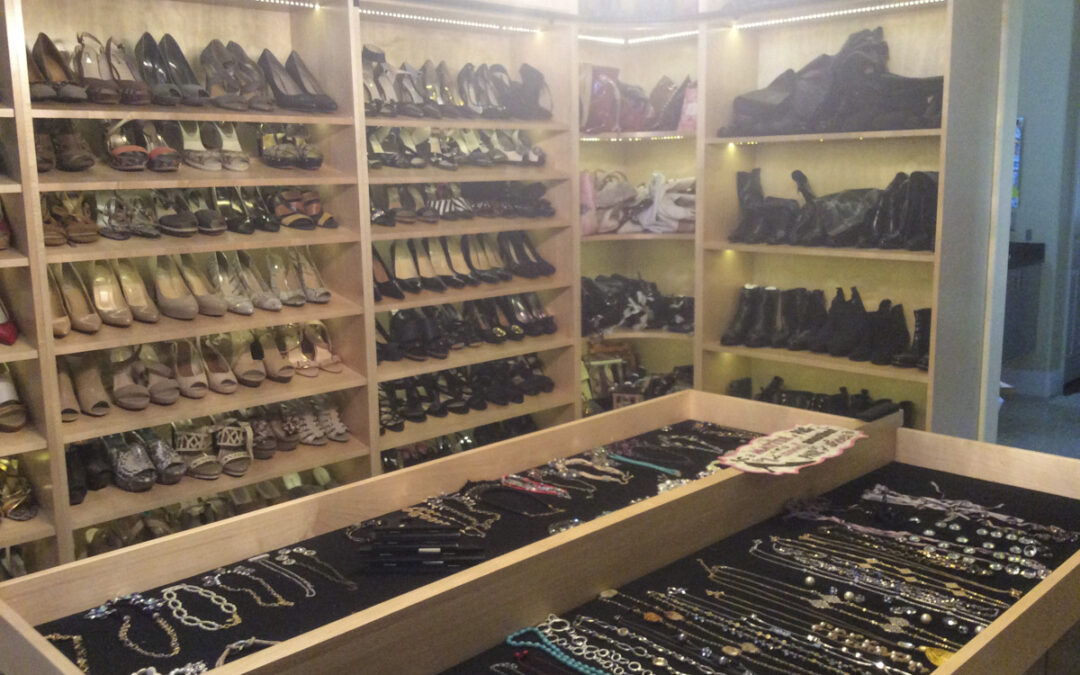 Custom Closet for Shoes and Jewelry